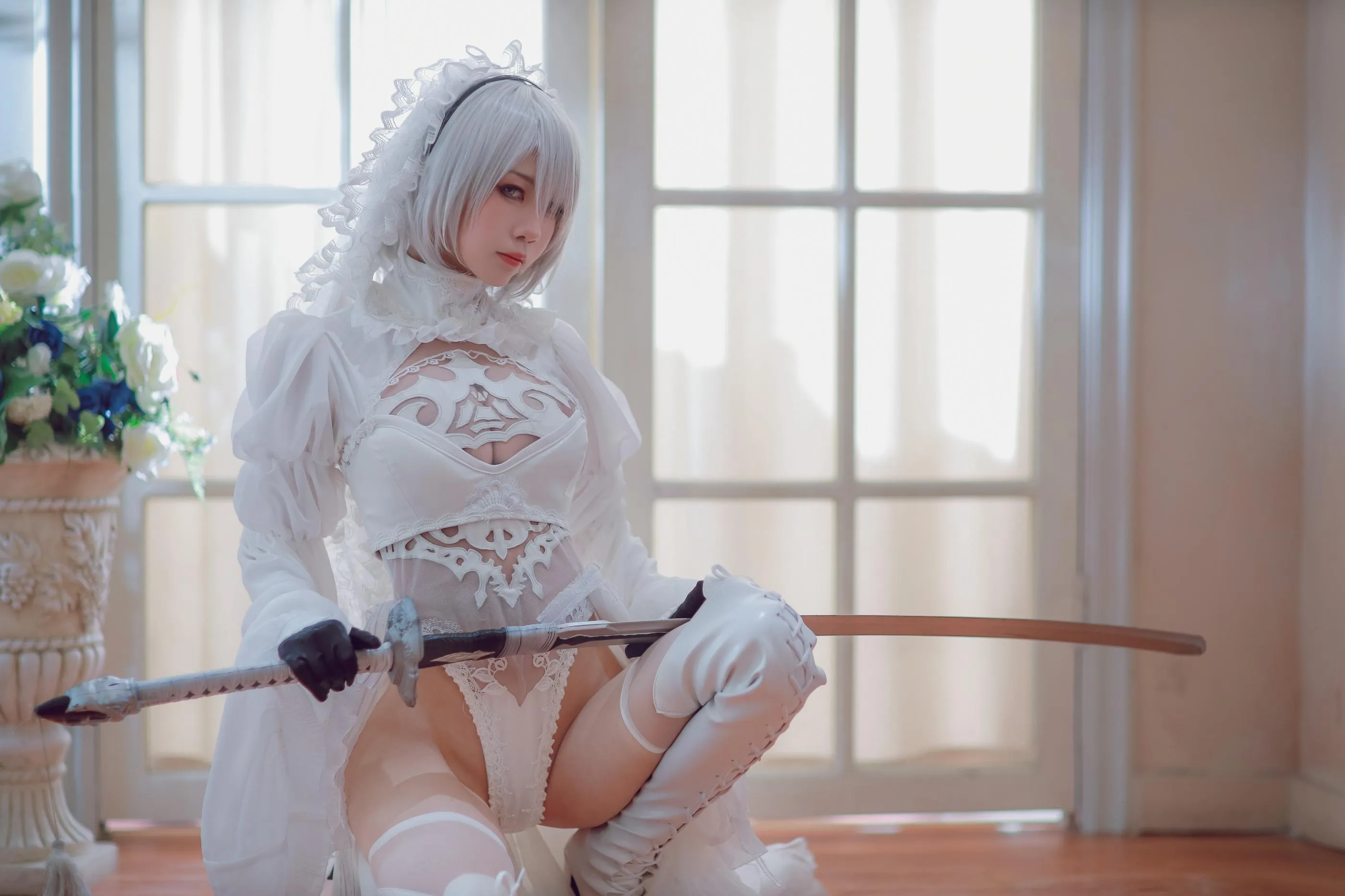 水淼Aqua – NO.39 -黑白2b [55P]插图6